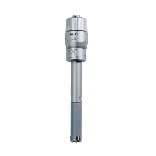 Mitutoyo 368-864 Holtest Bore Micrometer, 3-Point Contact, Range 0.5-0.65", Graduation 0.0002"