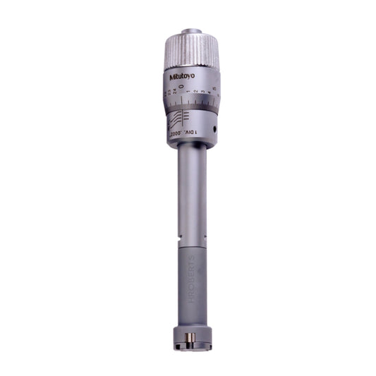 Mitutoyo 368-865 Holtest Bore Micrometer, 3-Point Contact, Range 0.65-0.8", Graduation 0.0002"