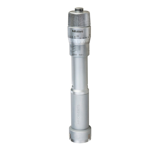 Mitutoyo 368-867 Holtest Bore Micrometer, 3-Point Contact, Range 1-1.2", Graduation 0.0002"