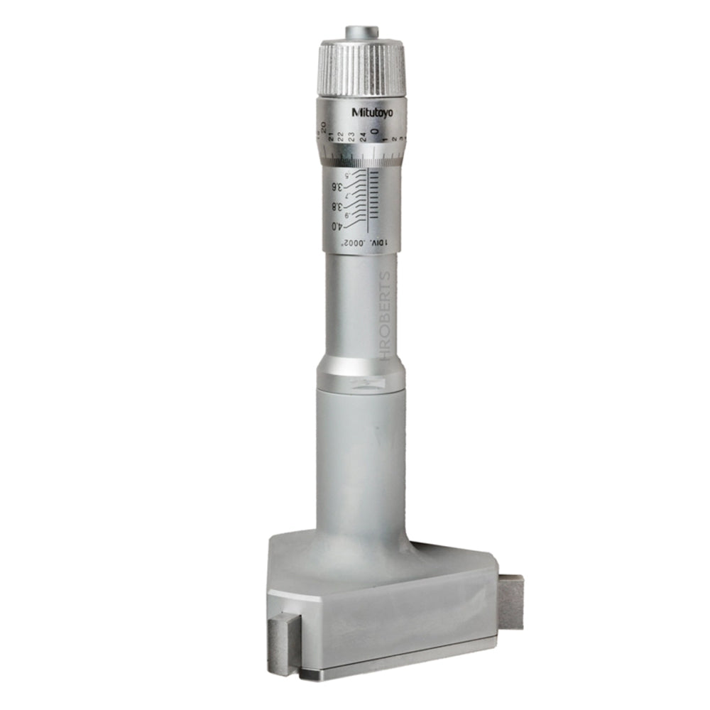Mitutoyo 368-873 Holtest Bore Micrometer, 3-Point Contact, Range 3.5-4", Graduation 0.0002"