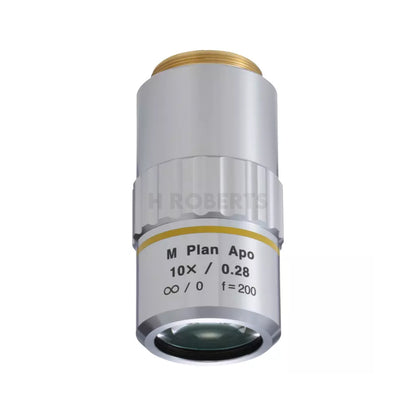 Mitutoyo 378-803-3 M Plan Apo 10X Objective for bright-field observation in visible range