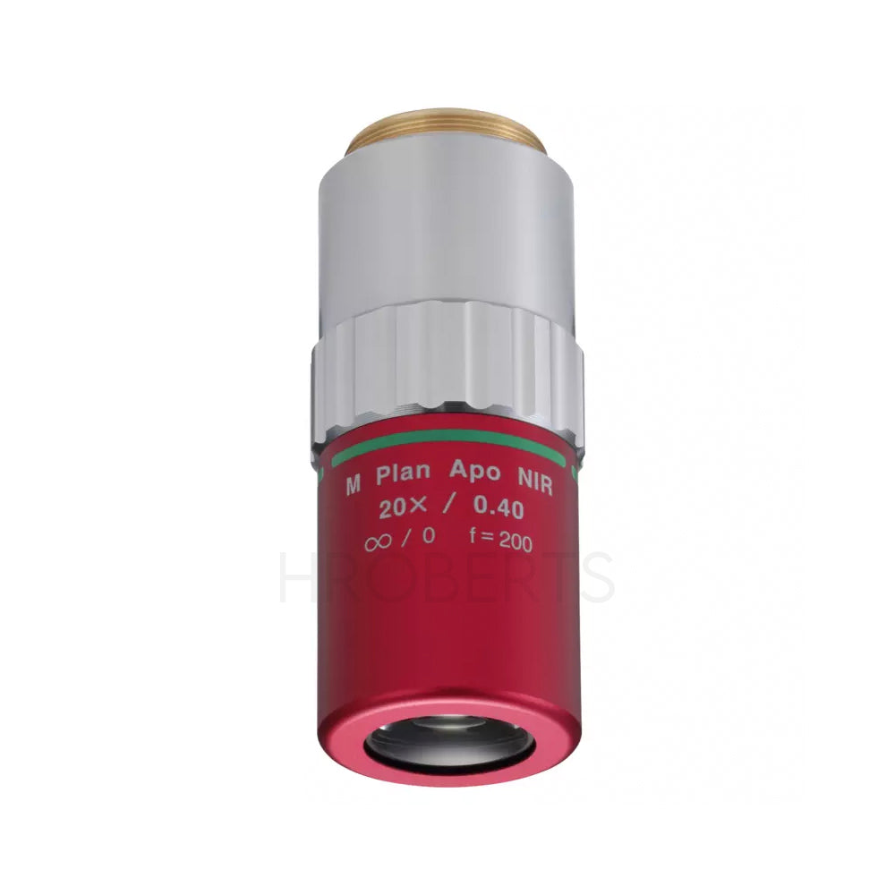 Mitutoyo 378-824-16 M Plan Apo NIR 20X Objective for bright-field observation in near-infrared range