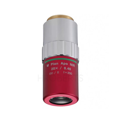Mitutoyo 378-824-16 M Plan Apo NIR 20X Objective for bright-field observation in near-infrared range