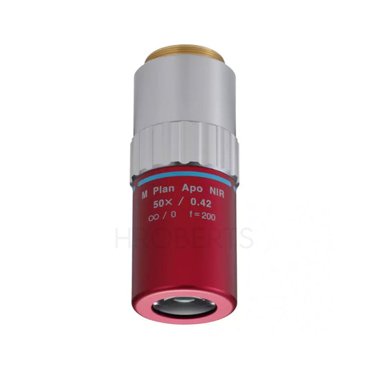 Mitutoyo 378-825-17 M PLAN APO NIR 50X Objective for bright-field observation in near-infrared range
