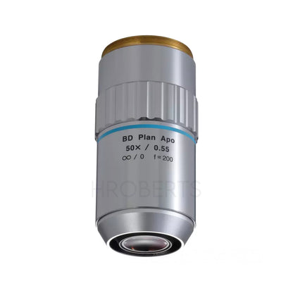 Mitutoyo 378-835-7 BD Plan Apo 50X Objective for bright/dark-field observation in visible range