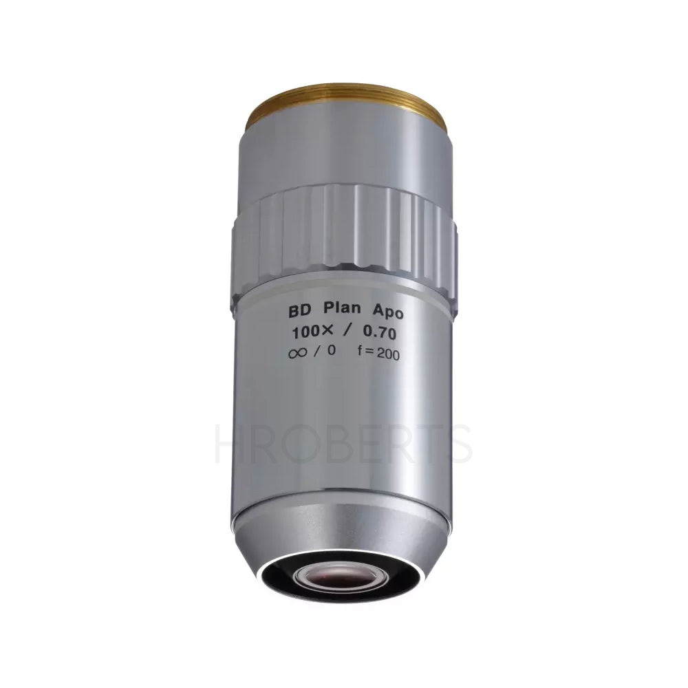 Mitutoyo 378-836-7 BD Plan Apo 100X Objective for bright/dark-field observation in visible range
