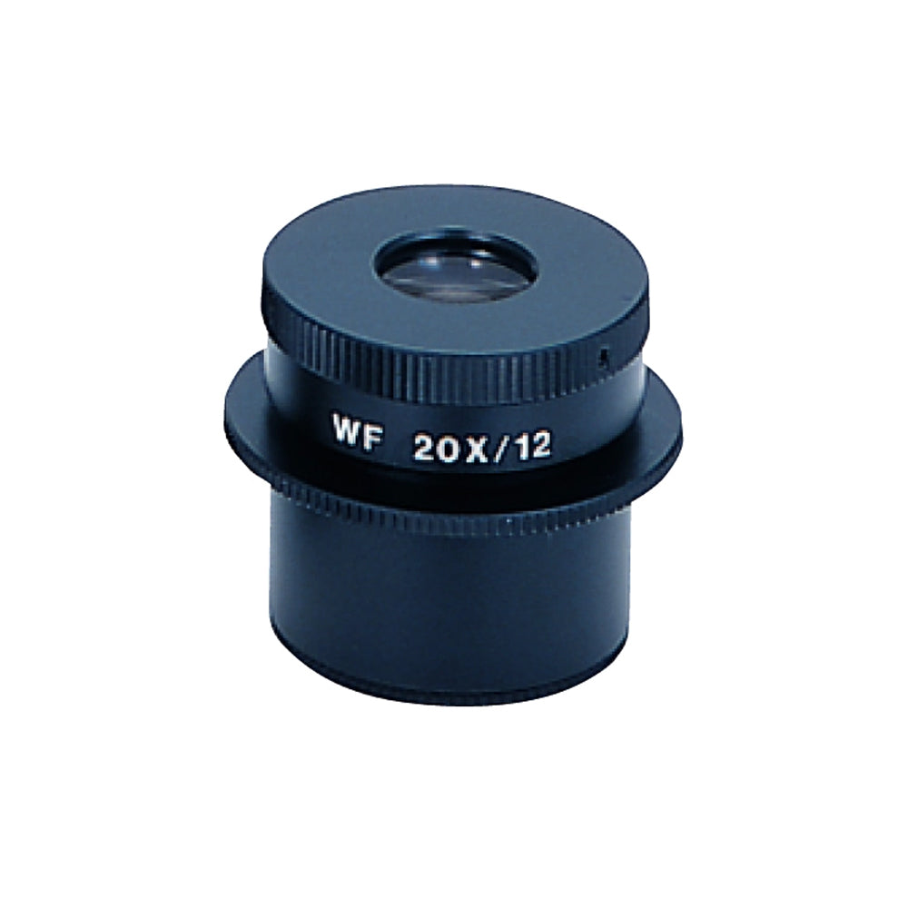 Mitutoyo 378-858-5 Wide Field 20X Mag, 12 Field Number, Eyepiece single Wide field of view eyepiece - Single Piece