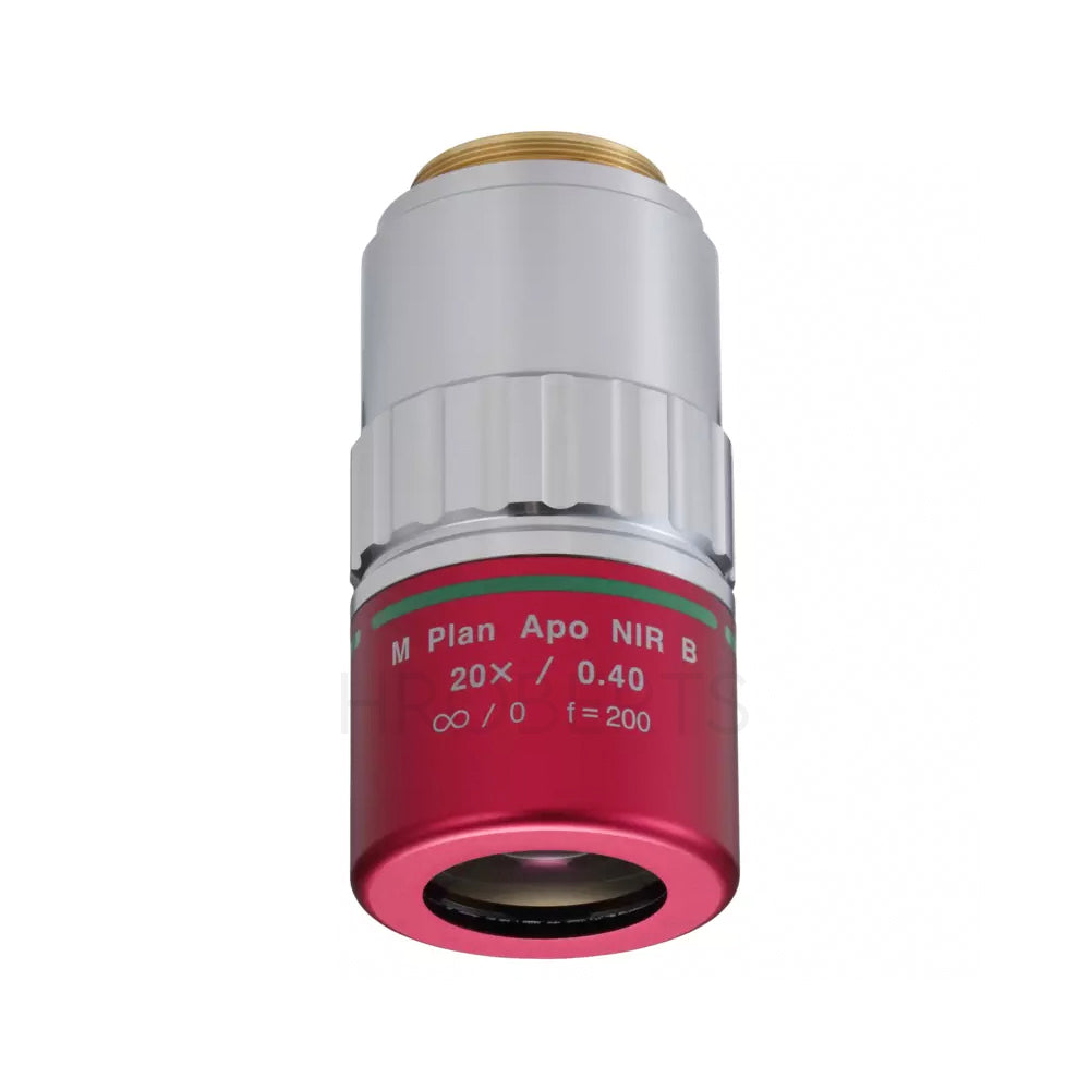 Mitutoyo 378-867-5 M Plan Apo NIR B 20X Objective for bright-field observation in near-infrared range, WD: 25.5mm