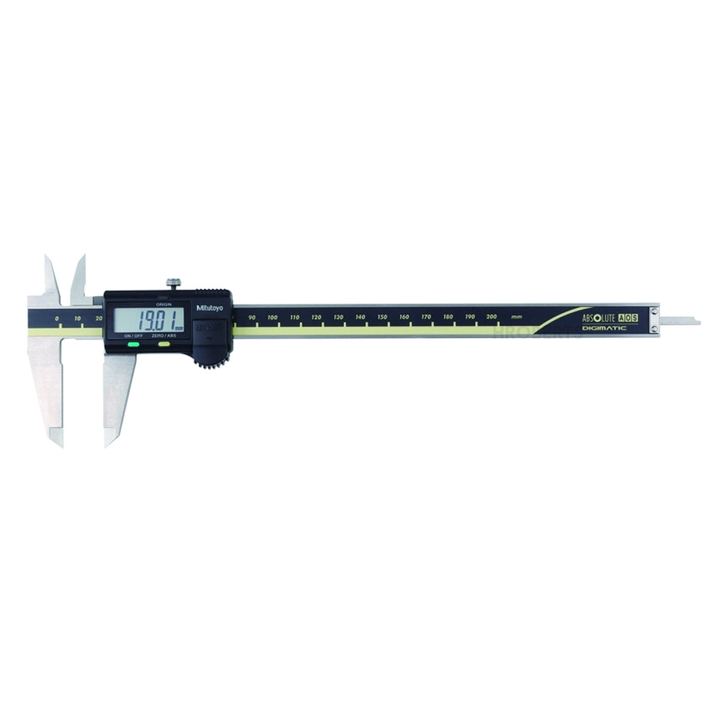 Mitutoyo 500-162-30 Digimatic Digital Caliper (Metric Only), Range 0-200mm, Resolution 0.01mm, Absolute System and SPC Data Output