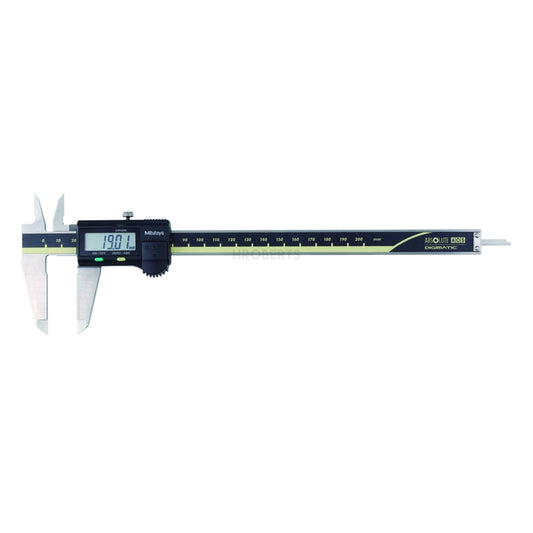 Mitutoyo 500-182-30 Digimatic Digital Caliper (Metric Only), Range 0-200mm, Resolution 0.01mm, Absolute System