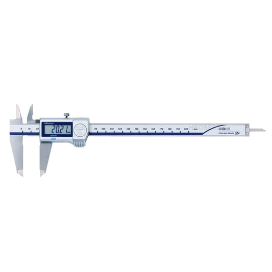 Mitutoyo 500-707-20 Digimatic Digital Coolant Proof Caliper (Metric Only), Range 0-200mm, Resolution 0.01mm, Absolute System, IP67