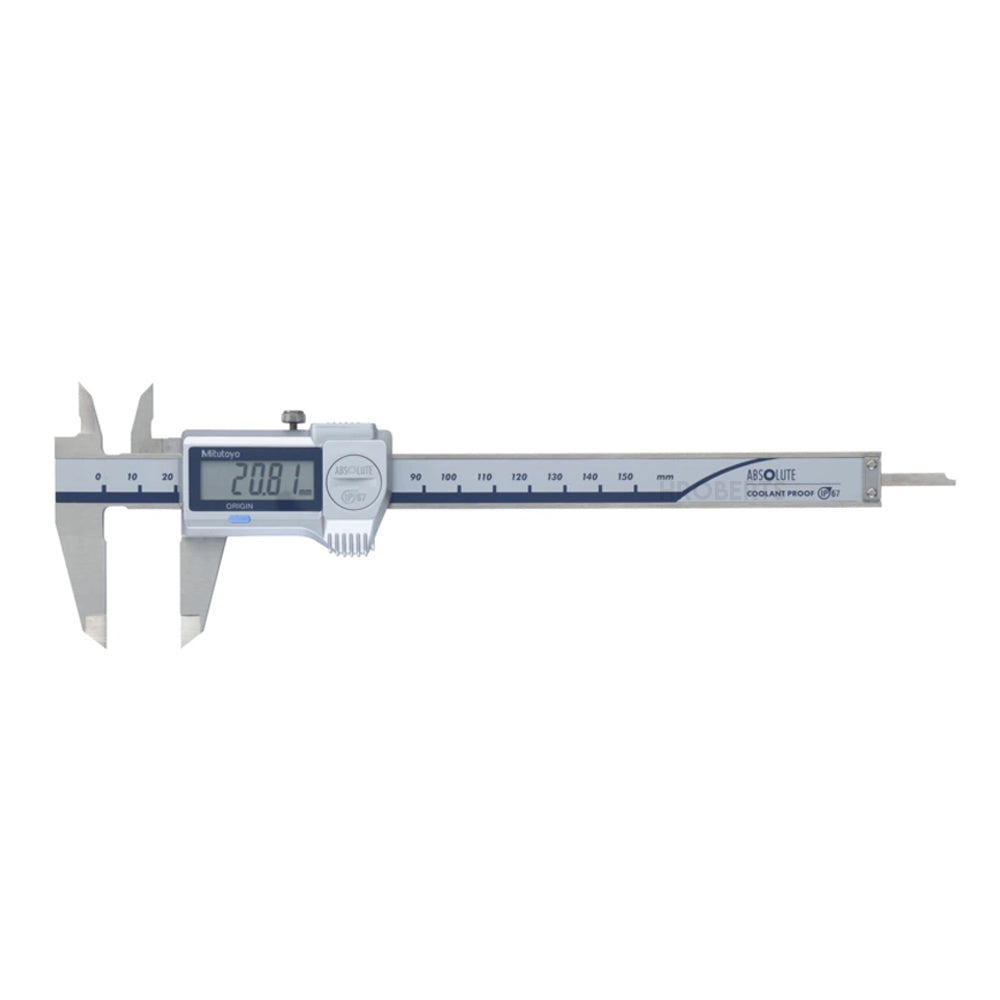 Mitutoyo 500-716-20 Digimatic Digital Coolant Proof Caliper (Metric Only), Range 0-150mm, Resolution 0.01mm, Absolute System, IP67 and SPC Data Output