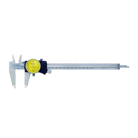 Mitutoyo 505-731 Dial Caliper, Range 0-200mm, Graduation 0.02mm