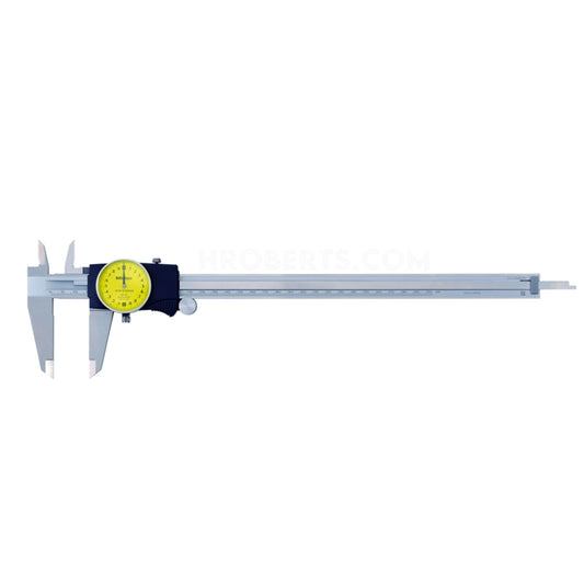 Mitutoyo 505-745 Dial Caliper, Range 0-300mm, Graduation 0.02mm