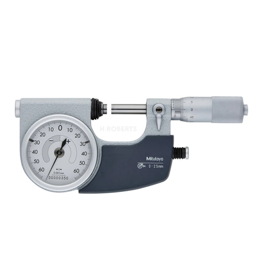 Mitutoyo 510-121 Indicating Mictometer, Range 0-25mm, Graduation 0.001mm