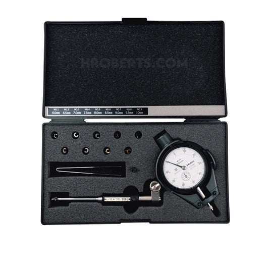 Mitutoyo 511-213 Small Hole Bore Gauge, Range 0.24-0.4", Graduation 0.0005", Probe Depth 2"
