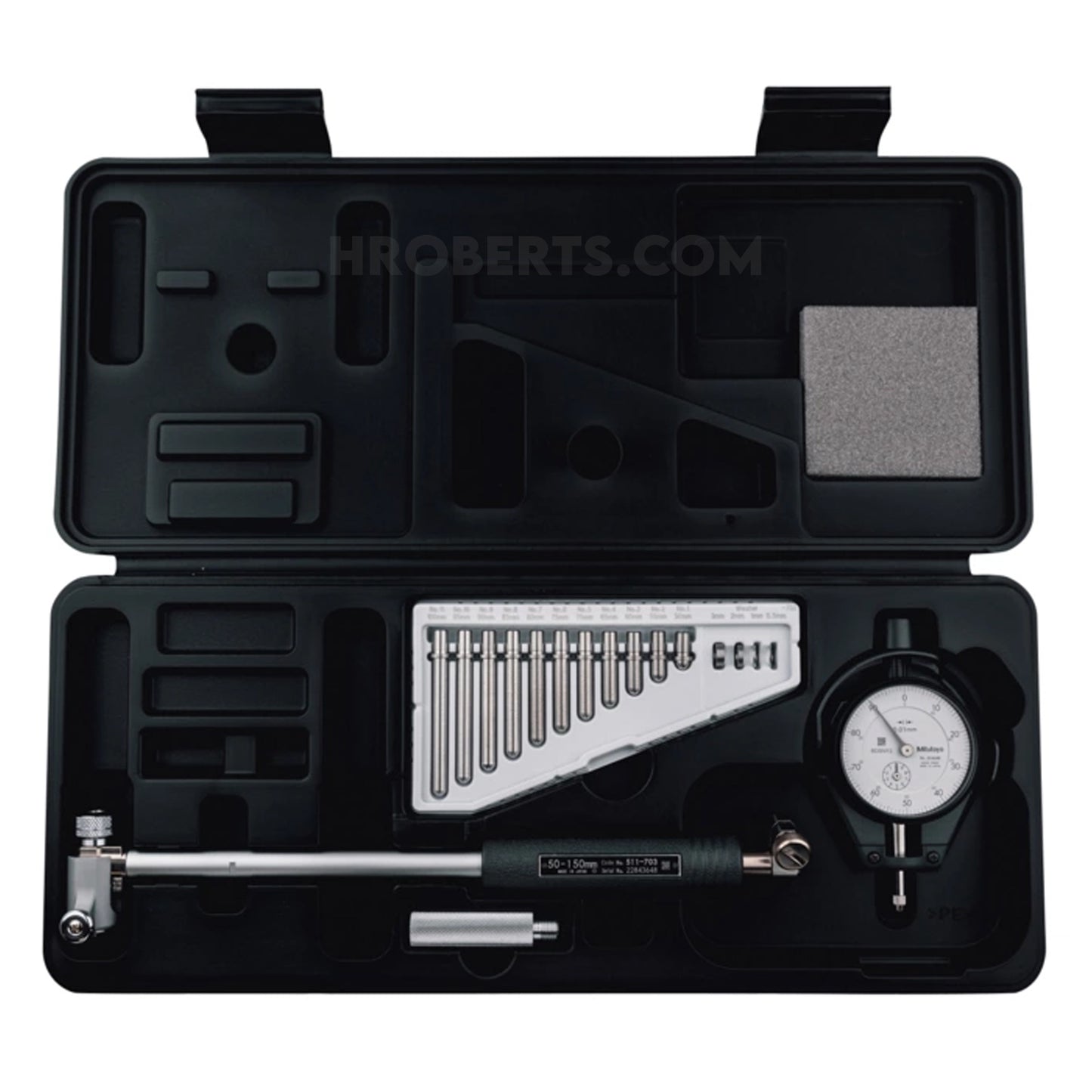 Mitutoyo 511-713-20 Bore Gauge, Range 50-150mm, Graduation 0.01mm, Probe Depth 150mm
