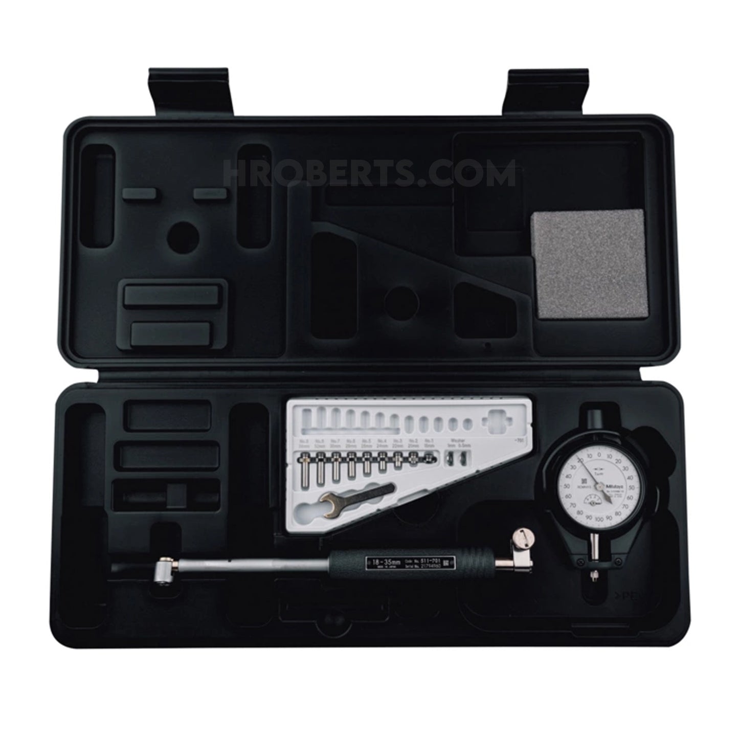 Mitutoyo 511-721-20 Bore Gauge, Range 18-35mm, Graduation 0.001mm, Probe Depth 100mm