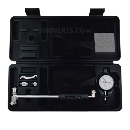 Mitutoyo 511-813-20 Micrometer Head Bore Gauge, Range 60-100mm, Graduation 0.01mm, Probe Depth 150mm