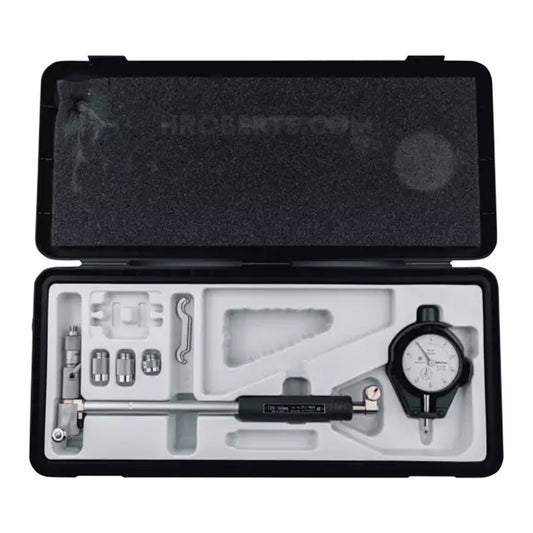 Mitutoyo 511-814-20 Micrometer Head Bore Gauge, Range 100-160mm, Graduation 0.01mm, Probe Depth 150mm