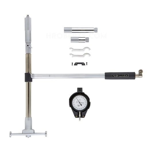 Mitutoyo 511-828-20 Micrometer Head Bore Gauge, Range 600-800mm, Graduation 0.001mm, Probe Depth 250mm