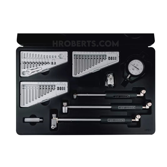 Mitutoyo 511-932-20 Bore Gauge Set Range 0.7-6", Graduation 0.0001", Probe Depth 4" / 6"