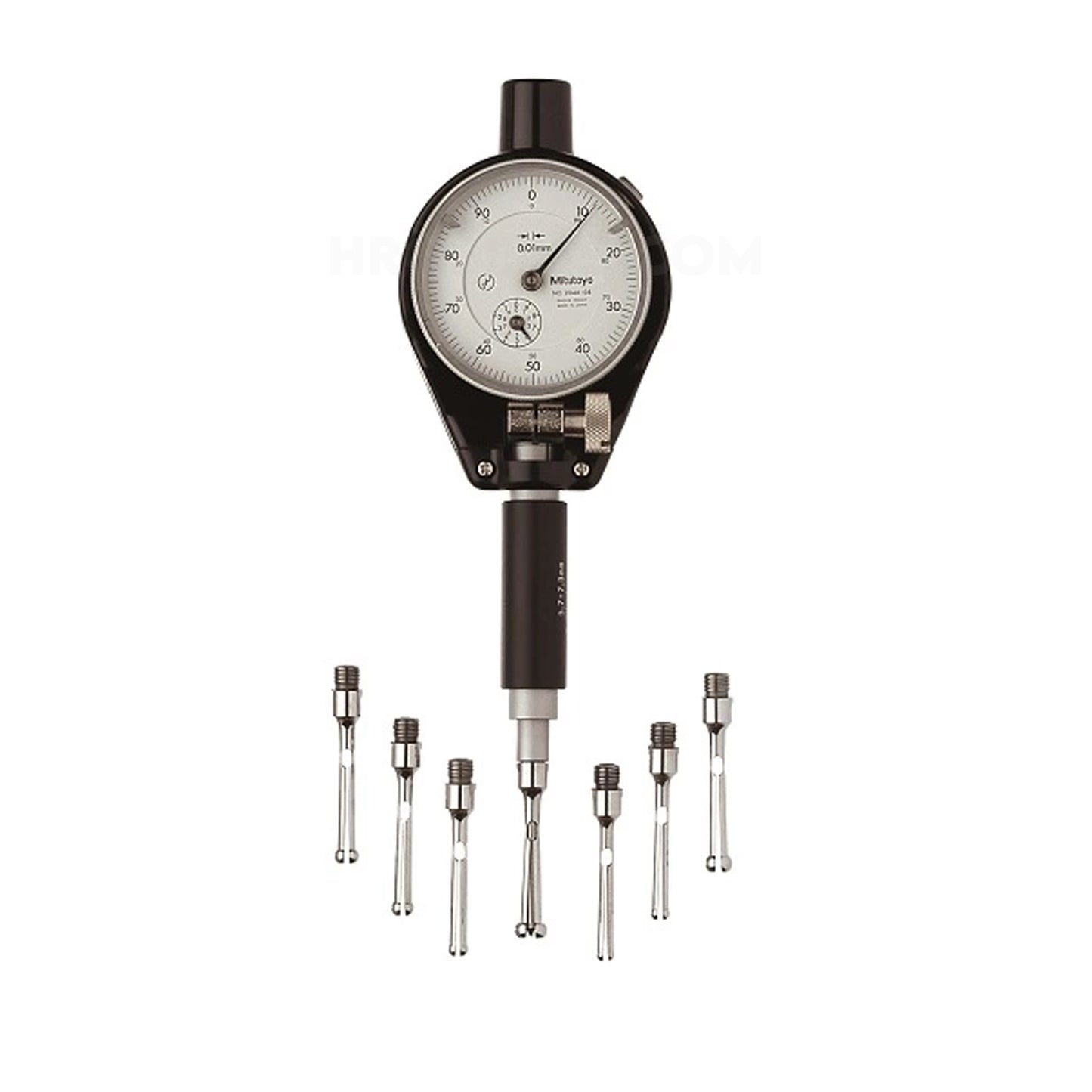 Mitutoyo 526-119-20 Small Hole Bore Gauge, Range 0.30-0.40", Graduation 0.0005", Probe Depth 1.25"