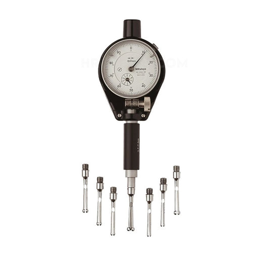 Mitutoyo 526-119-20 Small Hole Bore Gauge, Range 0.30-0.40", Graduation 0.0005", Probe Depth 1.25"