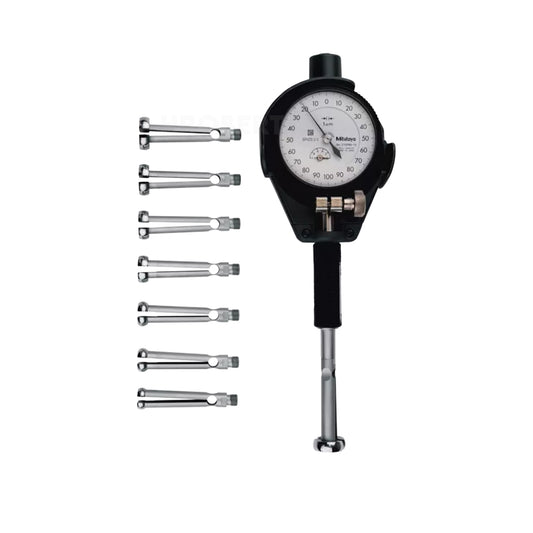Mitutoyo 526-125 Small Hole Bore Gauge, Range 10-18mm, Graduation 0.001mm, Probe Depth 62mm