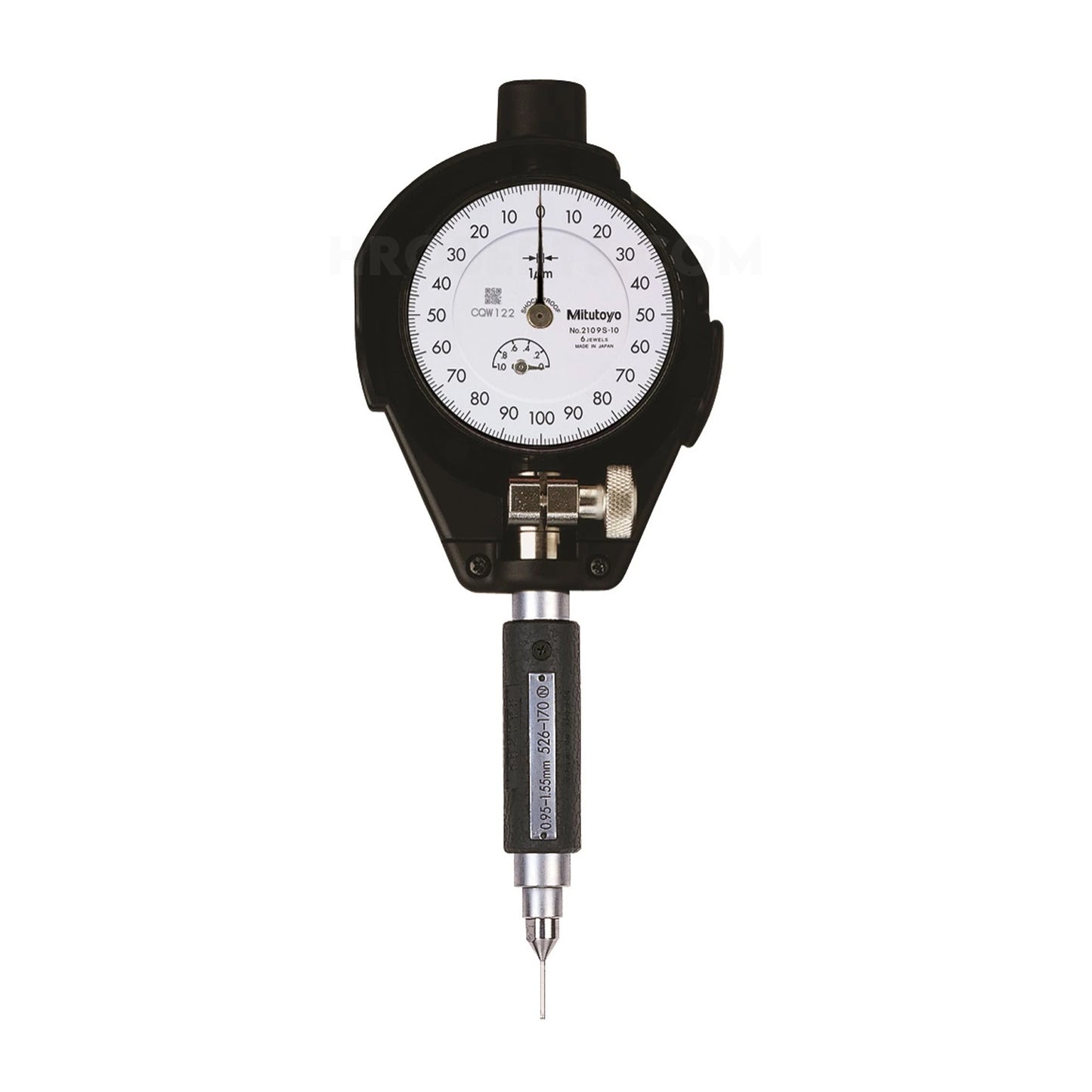Mitutoyo 526-172-20 Small Hole Bore Gauge, Range 0.95-1.55mm, Graduation 0.001mm, Probe Depth 11.5mm