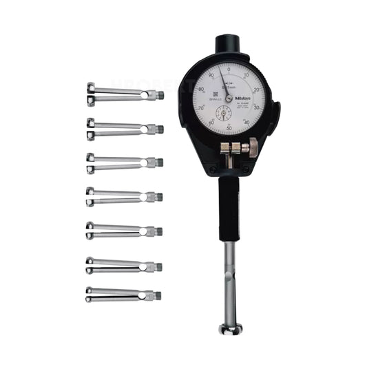 Mitutoyo 526-173-1 Small Hole Bore Gauge, Range 0.95-1.55mm, Graduation 0.01mm, Probe Depth 11.5mm