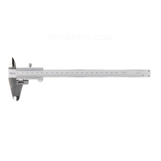 Mitutoyo 536-212 Vernier Caliper Swivel Jaw Type, Range 0-200mm, Graduation 0.05mm
