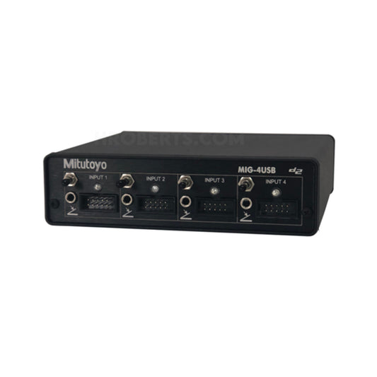 Mitutoyo 64AAB639 Digimatic Multiplexer MIG-4USB, Data Output RS-232C and USB, Number of Input Channels 4