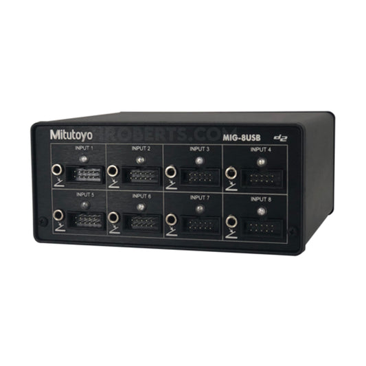 Mitutoyo 64AAB640 Digimatic Multiplexer MIG-8USB, Data Output RS-232C and USB, Number of Input Channels 8