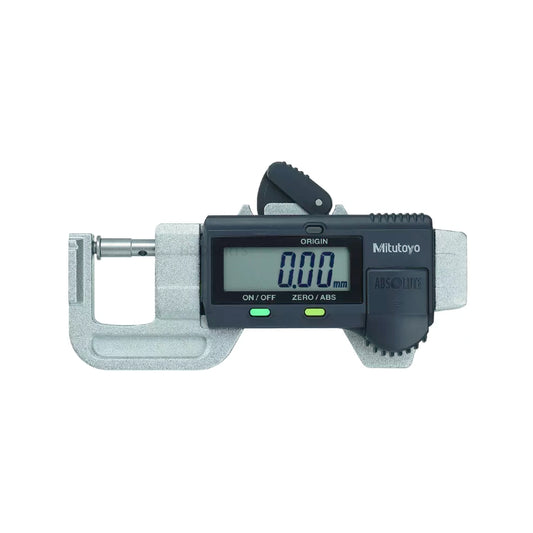 Mitutoyo 700-119-30 Quick Mini Thickness Gauge Micrometer, Range 0-12.7mm, Resolution 0.01mm