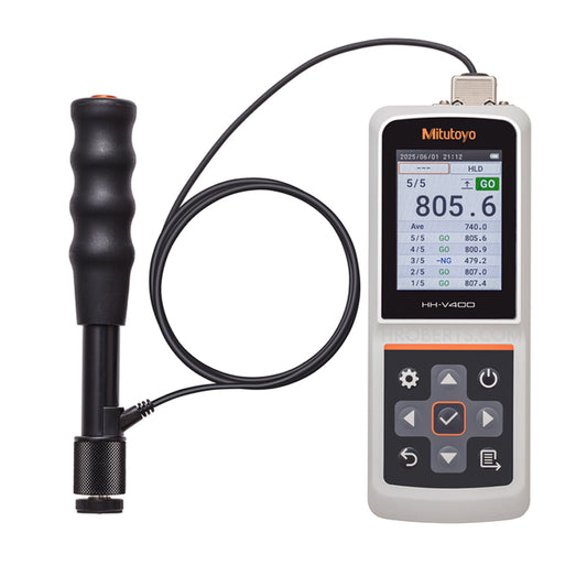 Mitutoyo 810-306 HH-V400 Impact Type Leeb Hardness Tester, Model Hardmatic HH-V400 (Leeb)