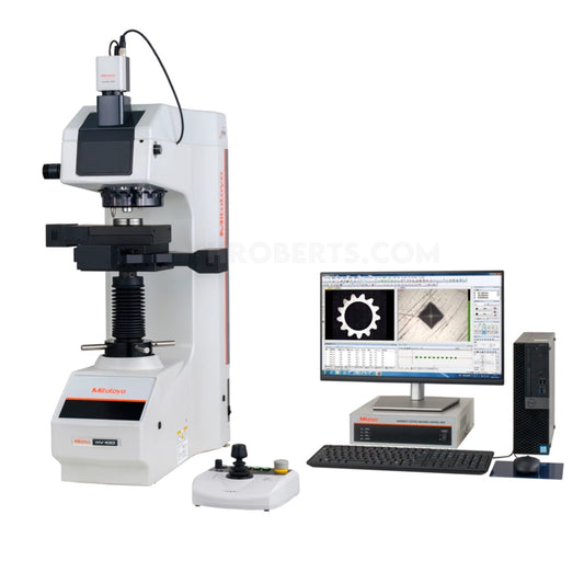 Mitutoyo 810-443-11-DSET HV-110 Fully Automatic Bench Top Vickers hardness testing machine