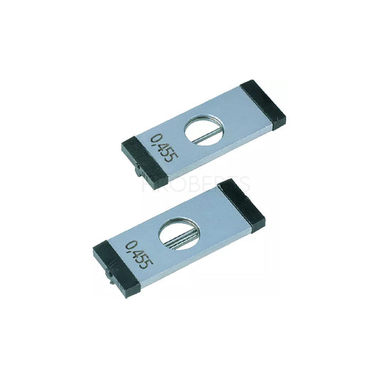 Mitutoyo 952138 Three Wire Unit, 0.455mm Wire Dia, One Pair, Support Spindle Dia 6.35mm