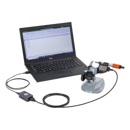 Mitutoyo 06AGL121 Digimatic Signal Cable Rear Mounting with Data Pushbutton, Length 2 Meter