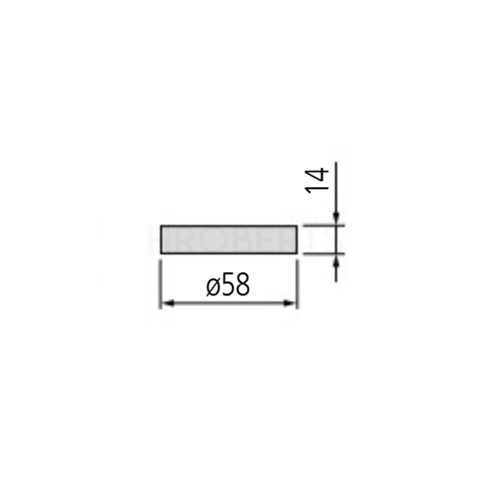 Mitutoyo 101461 Hardened steel flat anvil