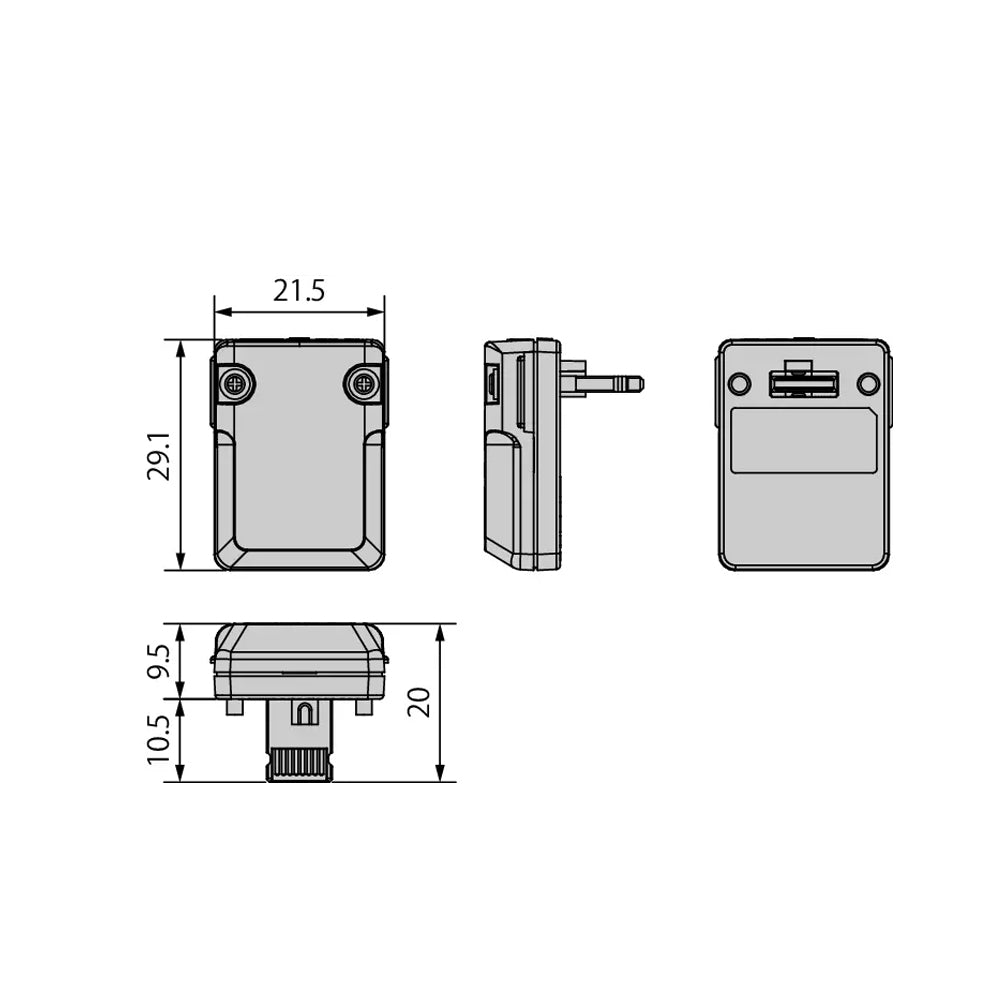 Mitutoyo 264-628 U-WAVE-TIB Wireless Unit for Measuring Instrument