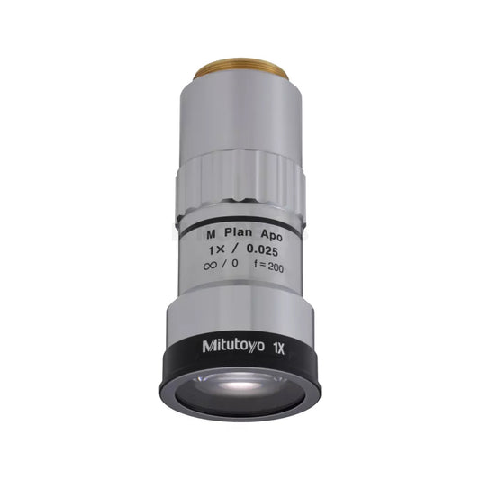 Mitutoyo 378-800-12 M Plan Apo 1X Objective for bright-field observation in visible range