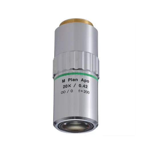 Mitutoyo 378-804-3 M Plan Apo 20X Objective for bright-field observation in visible range