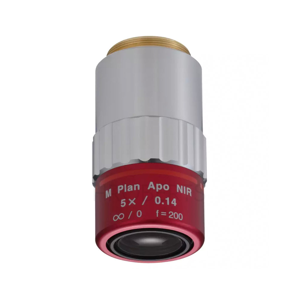 Mitutoyo 378-822-5 M Plan Apo NIR 5X Objective for bright-field observation in near-infrared range
