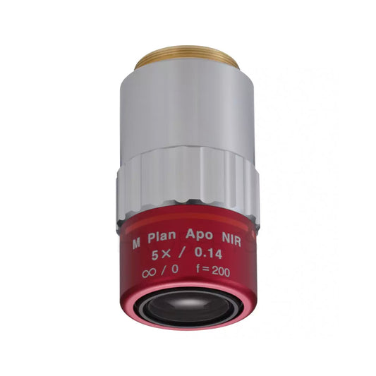 Mitutoyo 378-822-5 M Plan Apo NIR 5X Objective for bright-field observation in near-infrared range