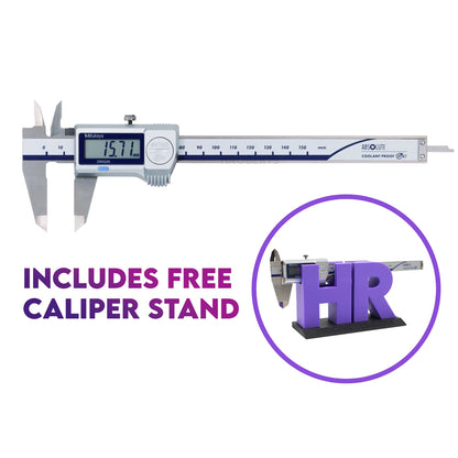 Mitutoyo 500-706-20 Digimatic Digital Coolant Proof Caliper (Metric Only), Range 0-150mm, Resolution 0.01mm, Absolute System, IP67