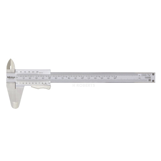Mitutoyo 531-128 Vernier Caliper, Range 0-150mm / 0-6", Graduation 0.02mm / 0.001"