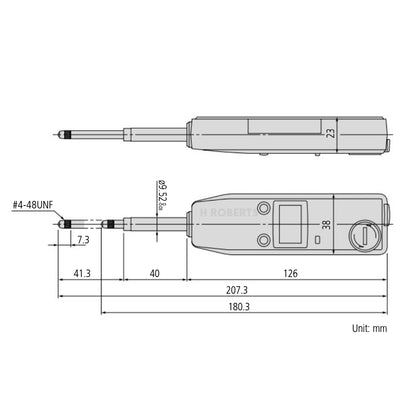 Mitutoyo 575-123 Absolute Digimatic Digital Indicator ID-U, Range 1" / 25.4mm, Resolution 0.0005" / 0.01mm