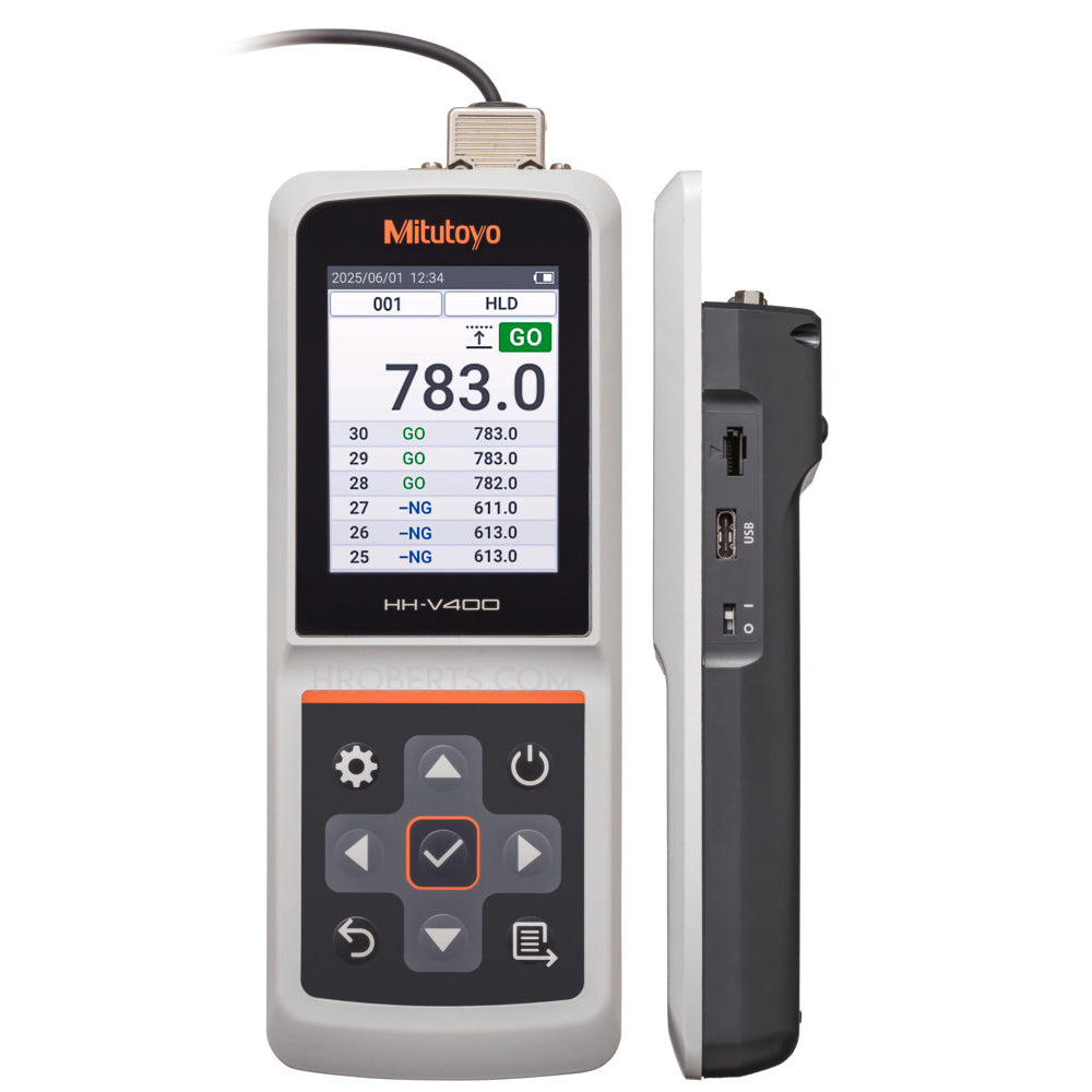 Mitutoyo 810-306 HH-V400 Impact Type Leeb Hardness Tester, Model Hardm ...