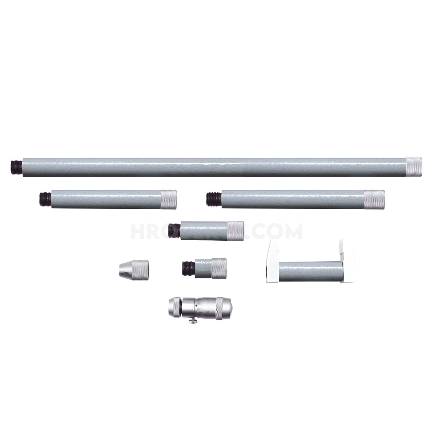 Moore & Wright MW300-02 Extension Tube Inside Micrometer, Range 50-600mm, Graduation 0.01mm